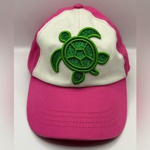 SEAWORLD PINK Sea TURTLE ADJUSTABLE KIDS STRAPBACK HAT/CAP